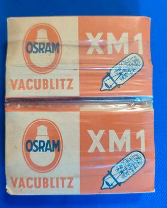 Flash Osram Vacublitz XM1 due confezioni originali