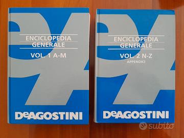 Enciclopedia Generale Volume 1 + 2 De Agostini.