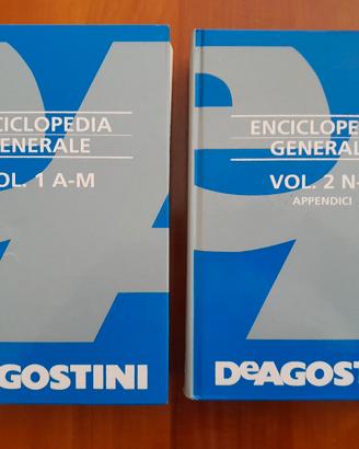 Enciclopedia Generale Volume 1 + 2 De Agostini.