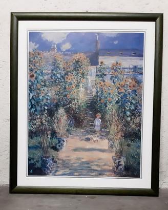 Quadro Monet giardino Vétheuil – arte,stampe,tela