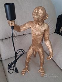 Lampada Scimmia ORO Mauro Ferretti 