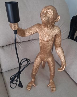 Lampada Scimmia ORO Mauro Ferretti 