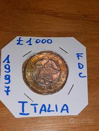 moneta LIRE 1000 del 1997  FDC 