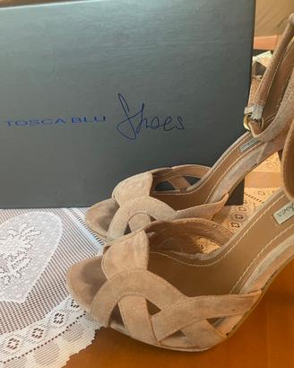 Sandalo camoscio Tosca Blu