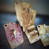 set taglieri in legno d'ulivo 