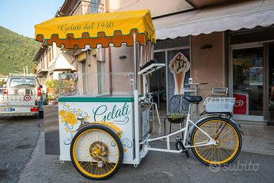 triciclo carretto gelati