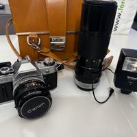 Canon ae-1 + accessori