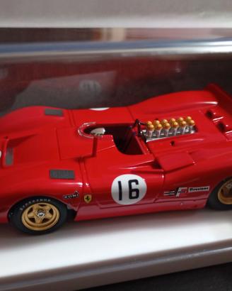 TECNOMODEL FERRARI 612 CAN AM 1969 1/43 BUONO STAT
