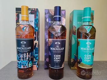 Macallan Concept serie completa 1 - 2  - 3