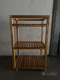 Carrello ikea RÅGRUND in bambù