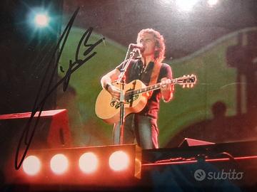 Foto autografata Ligabue campovolo 2005
