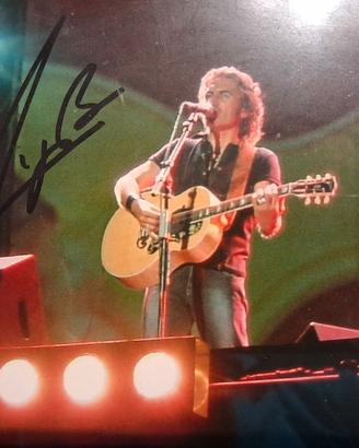 Foto autografata Ligabue campovolo 2005