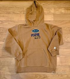 Felpa garzata con cappuccio