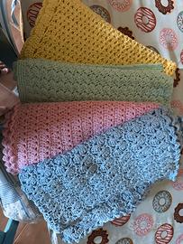 Copertine lavorate a mano in cotone