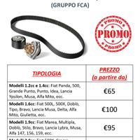 KIT DISTRIBUZIONE POMPA ACQUA ORIGINALE DEL GRUPPO