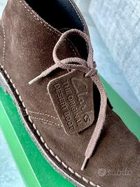 Clarks Desert Boot donna camoscio marrone tg 37,5