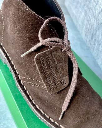 Clarks Desert Boot donna camoscio marrone tg 37,5