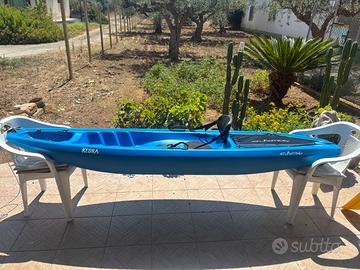 ATLANTIS modello KEDRA - Kayak canoa blu cm 268