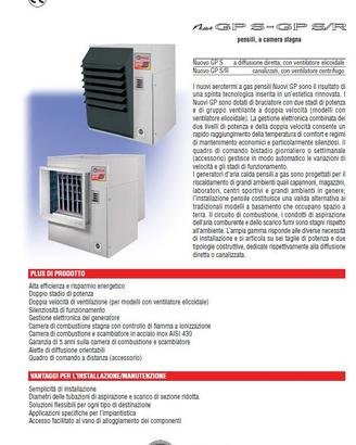 RIELLO GP30S RISCALMENTO INDUSTRIALE