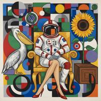 Quadro Moderno Astratto - 60x60