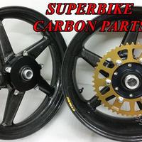 Yamaha r1 cerchi ruote dymag in carbonio 5 razze