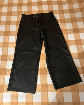 Pantaloni Elena Mirò tg 48 finta pelle neri