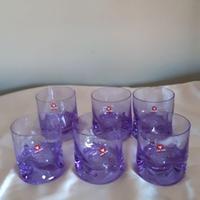 6 bicchieri da vino in  alessandrite vecris