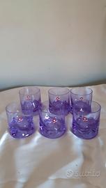 6 bicchieri da vino in  alessandrite vecris
