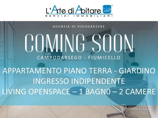 Appartamento piano terra, ingresso indipendente