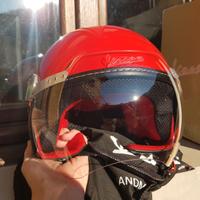 Casco Rosso Vespa Piaggio nuovo Tg.XS