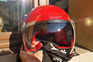 Casco Rosso Vespa Piaggio nuovo Tg.XS