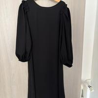 Abito nero Zara sopra ginocchio