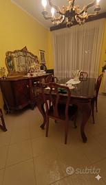 sala da pranzo stile Chippendale 