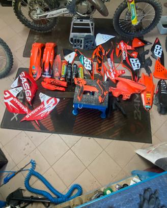 Plastiche ktm/gas gad 2019/2022