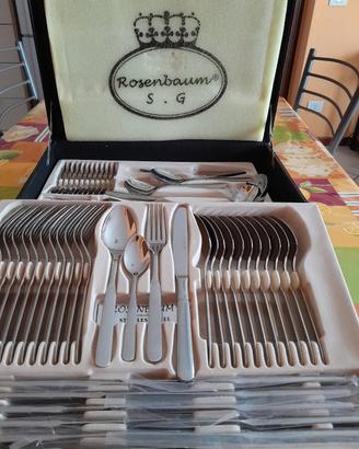 set posate in acciaio inox  