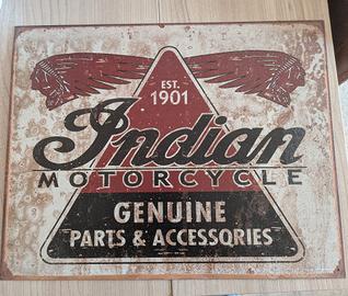 serie di pubblicità vintage su metallo