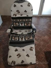 Sedia sdraio da interni