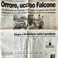 Corriere della sera 24 maggio 1992 ucciso Falcone
