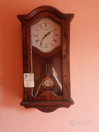 orologio pendolo  speciale legno intarlato