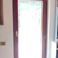 Infisso anta singola legno e alluminio