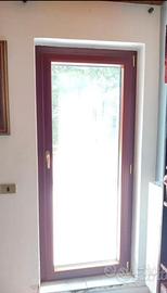 Infisso anta singola legno e alluminio