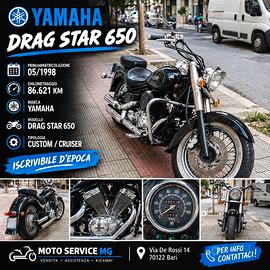 YAMAHA DRAG STAR 650 - 05/1998 - 86.621 KM