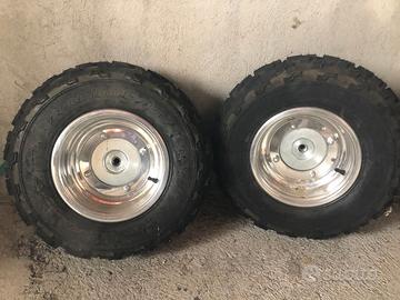 Coppia Ruote complete per quad