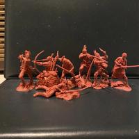 SOLDATINI PLASTIC PLATOON  INDIANI DEI BOSCHI.