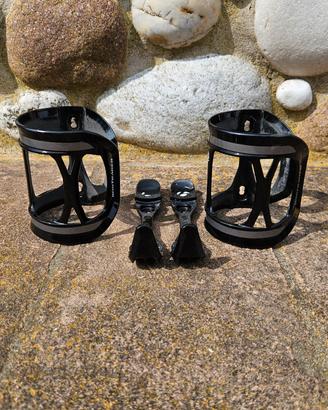 Coppia Portaborraccia Bontrager Sideswipe RL Nero