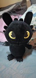 Peluche Sdentato Toothless Dragon Trainer nero