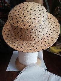 cappello in paglia LES HALLES tg 57 firenze