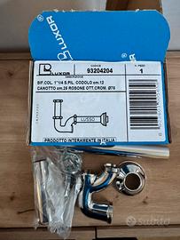 Sifone a vista per lavabo