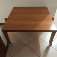 tavolino basso da salotto in legno