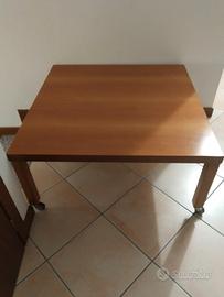 tavolino basso da salotto in legno